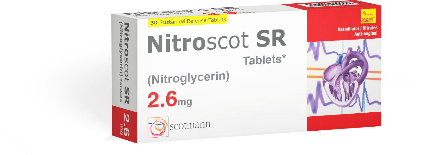 Nitroscot SR | Nitroglycerine | Cardiovascular | Scotmann