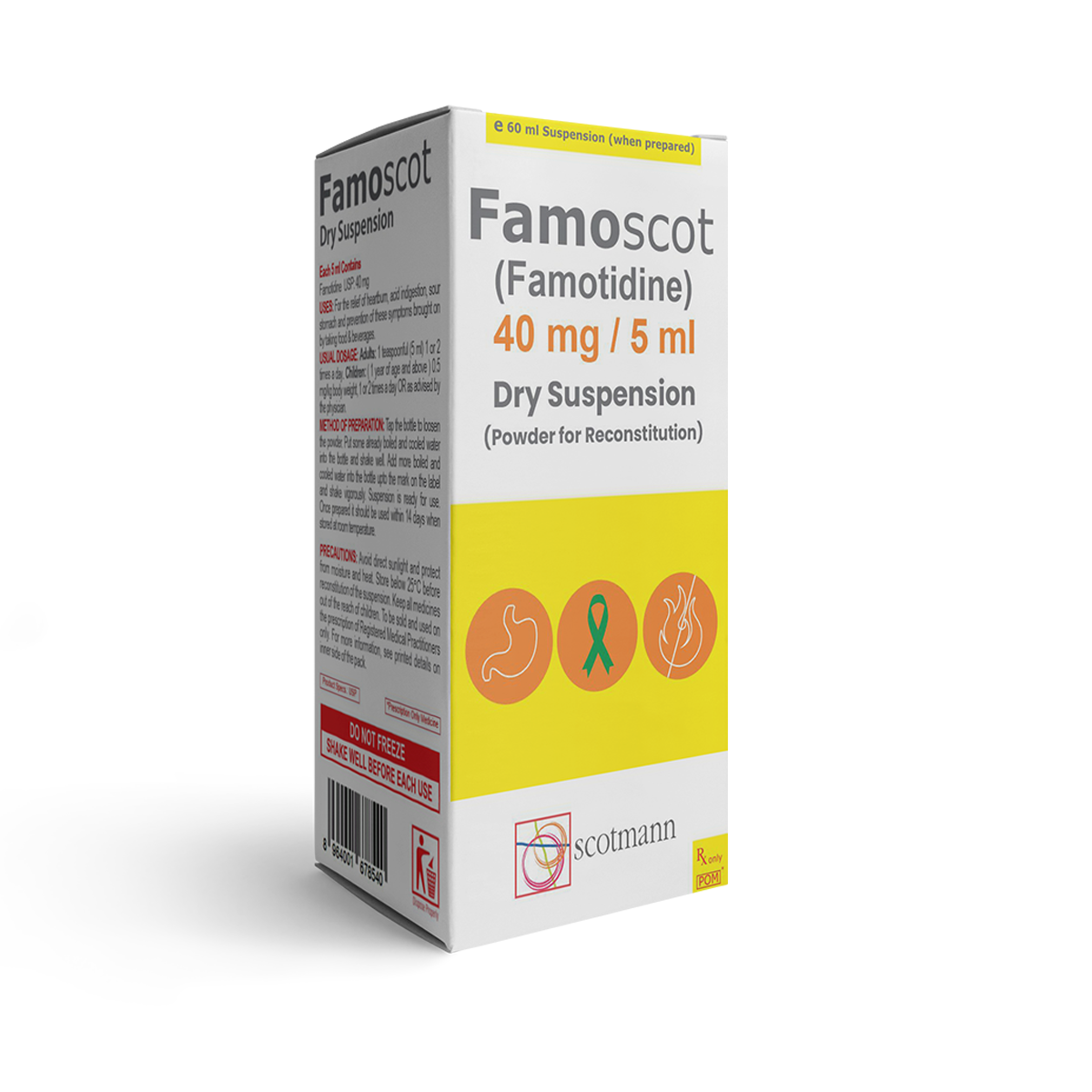 Famoscot | Famotidine | Anti Ulcerants | Scotmann