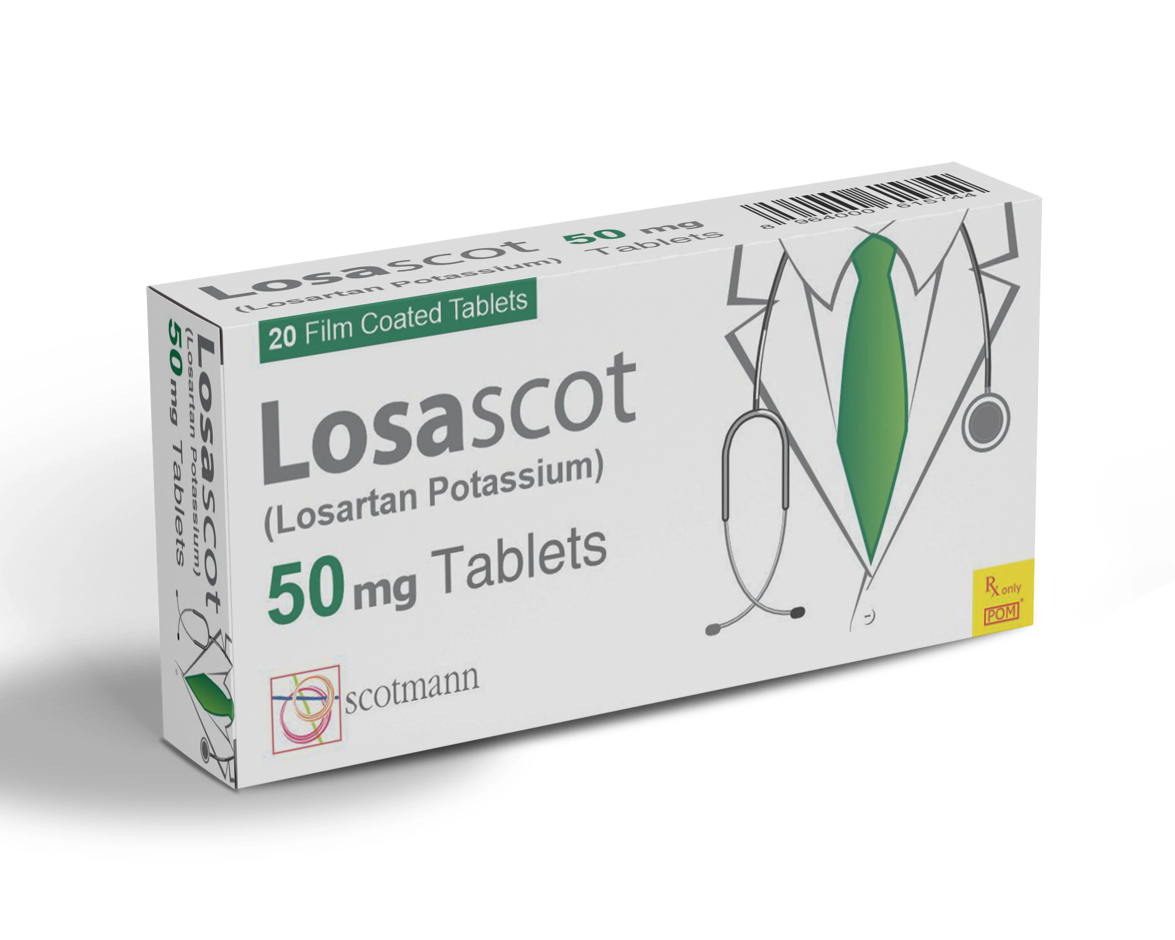Losascot | Losartan Potassium | Cardiovascular | Scotmann