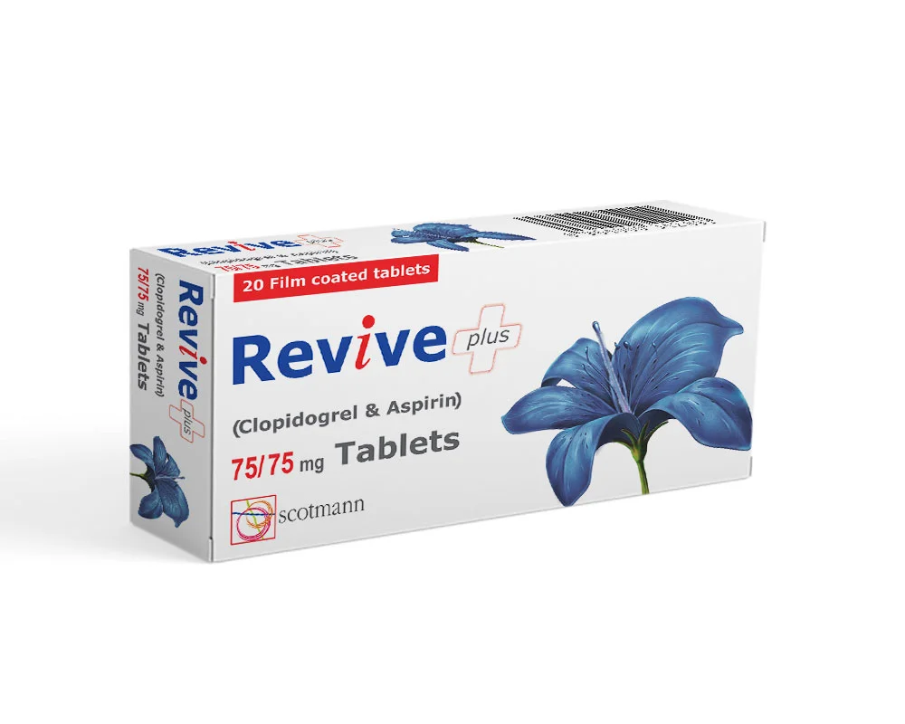 Revive Plus | Clopidogrel + Aspirin | Cardiovascular | Scotmann