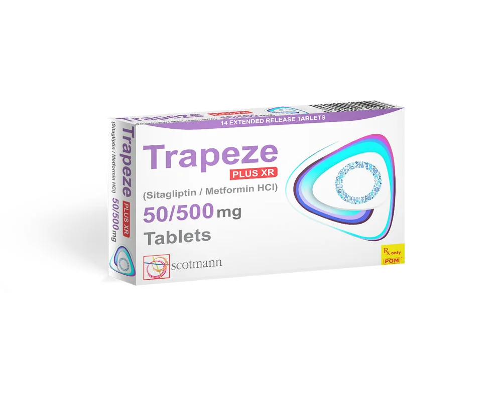 Trapeze Plus | Sitagliptin + Metformin | Anti Diabetics | Scotmann