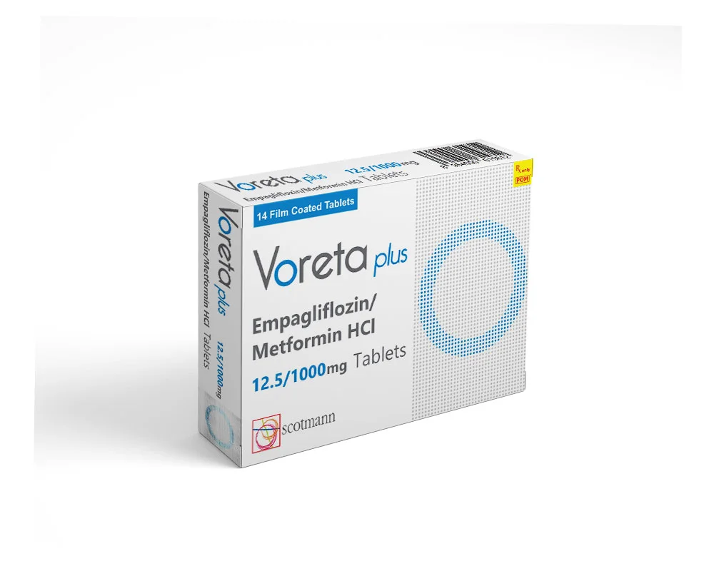 Voreta Plus | Empagliflozin + Metformin HCI | Anti Diabetics | Scotmann
